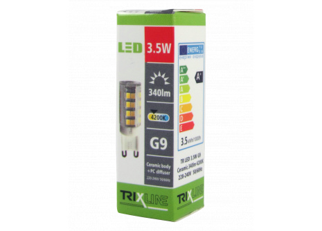 LED žárovka Trixline 3,5W G9 studená bílá