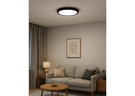 LED stropní 3CCT svítidlo TR-79S - 32W 3400lm ø40x2,5cm Trixline