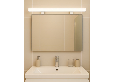 Q-322CH LED 12W/1200lm/4000K zrcadlové světlo 80cm - chrome QTEC