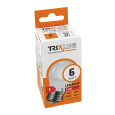 LED žárovka Trixline 6W E27 G45 teplá bílá