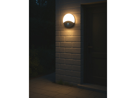 Q-18AD LED 18W/1260lm/4000K nástěnné, senzorové, kulaté světlo - bílá  QTEC
