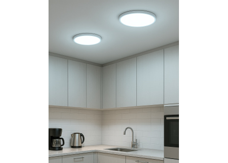 LED stropní 3CCT svítidlo TR-70S - 18W 1850lm ø23x2,5cm Trixline