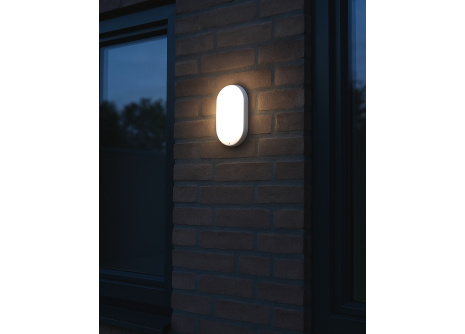 LED stropní svítidlo Q-50A 8W 720lm 4200K IP64 - bílé QTEC