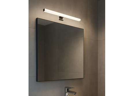 Q-317B LED 6W/500lm/4000K zrcadlové světlo 40cm - černé QTEC