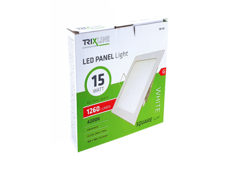 LED panel TRIXLINE TR 110 15W, čtverec vestavný 4200K
