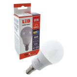 LED žárovka Trixline 8W E14 A50 teplá bílá