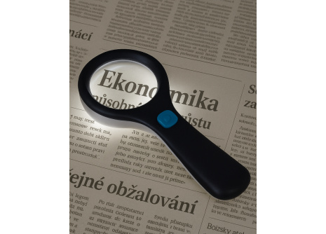 TR-351M Lupa s LED osvětlením 3 SMD 3x zoom 6400K Trixline