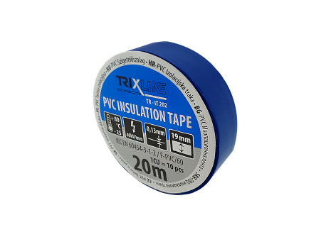 PVC izolační páska TR-IT 202 20m, 0,13mm modrá TRIXLINE
