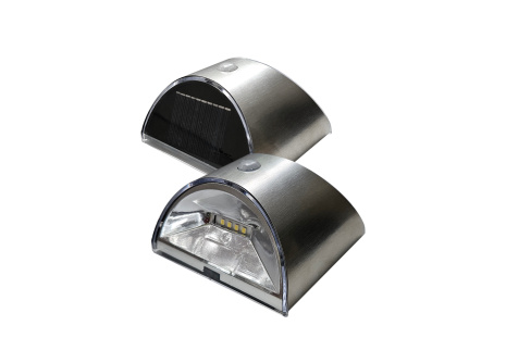 TR- 67 Solární LED světla se senzorem pohybu 2ks - stříbrná Trixline