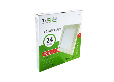 LED panel TRIXLINE TR 122 24W, čtvercový přisazený 4200K