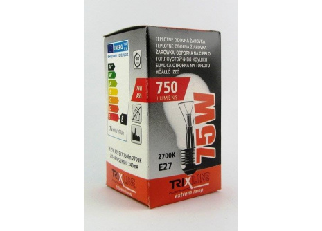 Speciální žárovka Trixline 75W, E27 teplá bílá