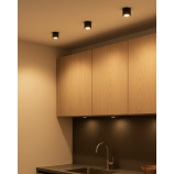 Q-10AD LED Stropní bodové světlo 3CCT černé QTEC