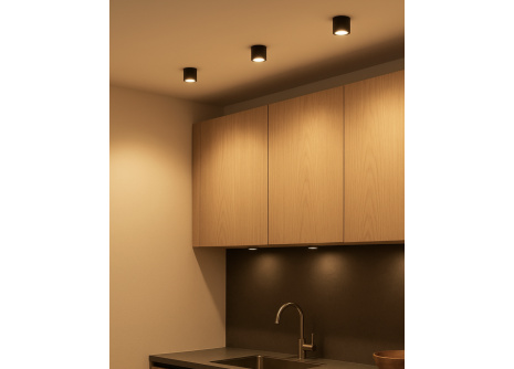 Q-10AD LED Stropní bodové světlo 3CCT černé QTEC Q-10AD LED Stropní bodové světlo 3CCT černé QTEC