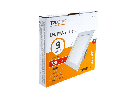 LED panel TRIXLINE TR 135 9W, čtverec vestavný 2700K