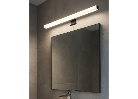 Q-319B LED 9W/800lm/4000K zrcadlové světlo 60cm - černé QTEC Q-319B LED 9W/800lm/4000K zrcadlové světlo 60cm - černé QTEC