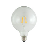 Dekorační LED žárovka FILAMENT Trixline G125, 4W E27 teplá bílá