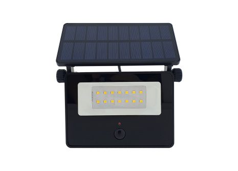 TR 386S LED Solární reflektor 2W 4200K s pohybovým senzorem Trixline