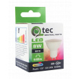LED žárovka Q tec 8W GU10 studená bílá LED žárovka Q tec 8W GU10 studená bílá