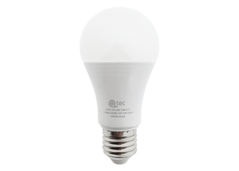 LED žárovka Qtec 13W A60 E27 4200K