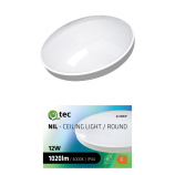 Led stropní svítidlo Q-230CP 12W 4000K ø25cm/kruhové bílé QTEC