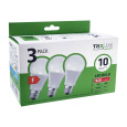 LED žárovka 10W A60 E27 neutrální bílá 3 PACK