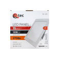 LED panel Qtec Q-205S 15W, čtvercový vestavný 2700K