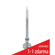 Dlouhá LED svíce - bílo-stříbrná HOME DECOR HD-119SS Dlouhá LED svíce - bílo-stříbrná HOME DECOR HD-119SS