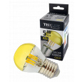 LED žárovka Trixline DECOR MIRROR P45, 5W GOLD