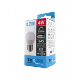 LED žárovka Trixline 4W G45 E27 studená bílá
