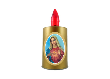BC-181 Hřbitovní svíčka s motivem Panny Marie Mefisto