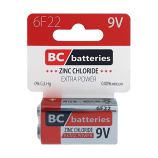 BC 6F22 Extra Power Zinkochloridová 9V/1ks